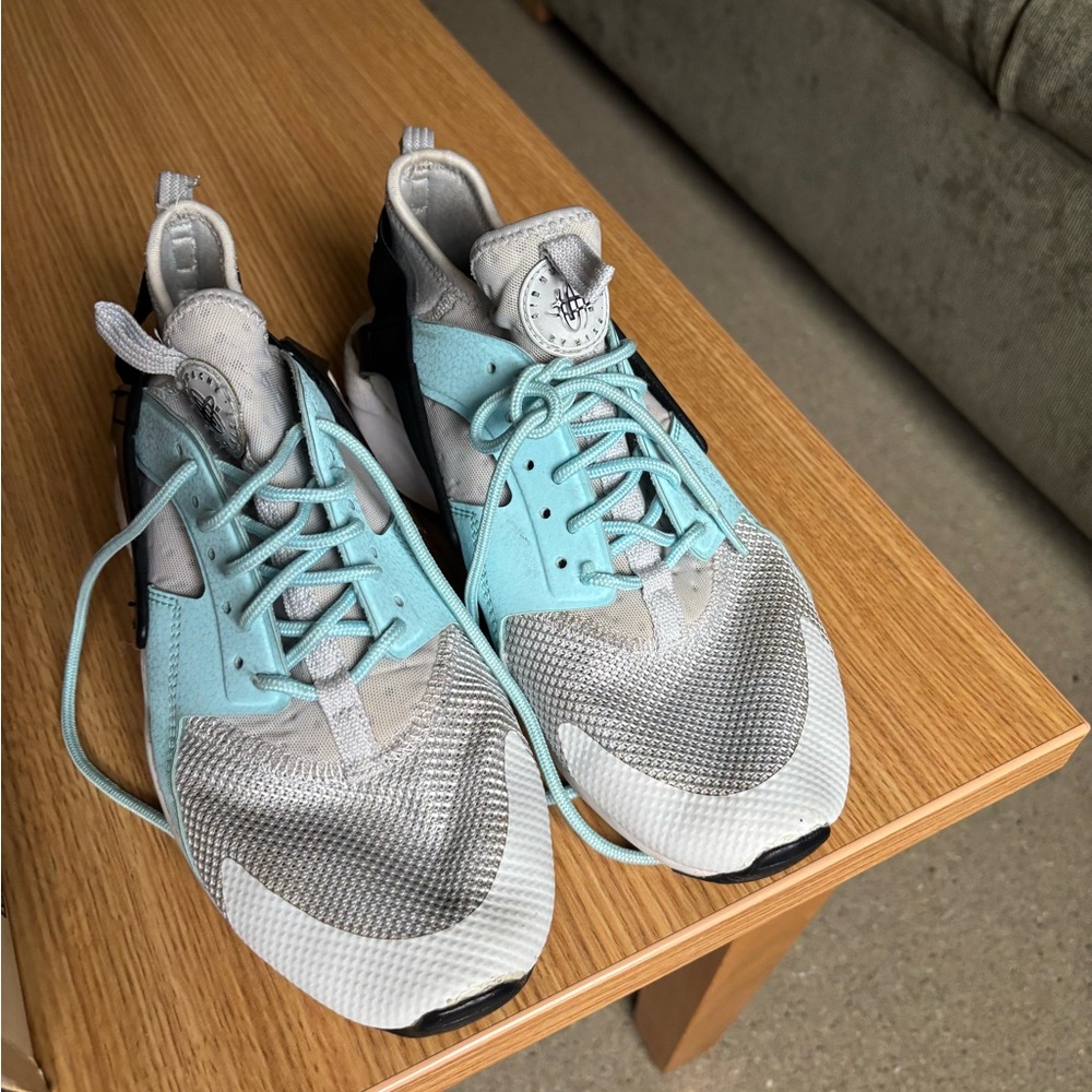 Blue and Gray Nike Huraches
